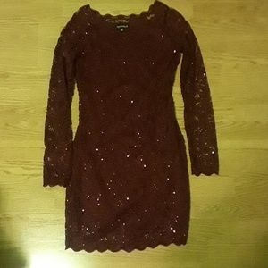 Maroon homecoming dress